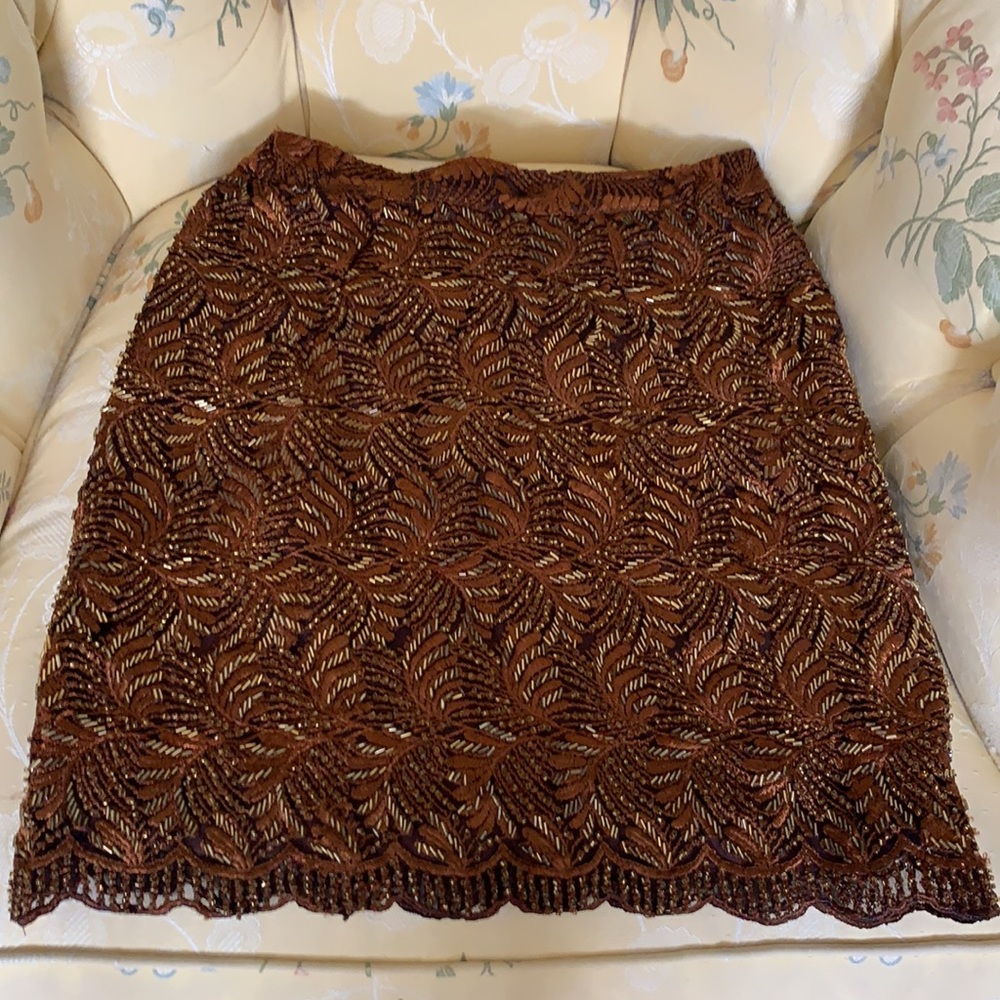 Beaded Cache short skirt size P